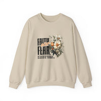 Load image into Gallery viewer, Faith Over Fear, Women's Floral Shirt, Christian Sweatshirt, Bible Verse Gift, Faith Shirt