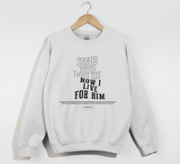 Load image into Gallery viewer, Jesus Died For Me - Sweatshirt
