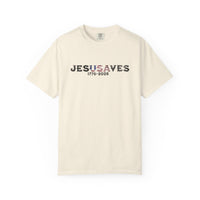 Load image into Gallery viewer, Jesus Saves - Patriotic Comfort Colors Men's Tee