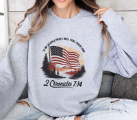 Load image into Gallery viewer, If My People Pray, I Will Heal Their Land Sweatshirt
