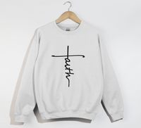 Load image into Gallery viewer, Cross Faith Women&#39;s Sweatshirt
