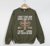 Load image into Gallery viewer, Faith In God, No Matter What -  Christian Sweatshirt
