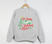 Load image into Gallery viewer, Oh Come Let Us Adore Him - Christmas Sweatshirt
