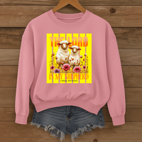Load image into Gallery viewer, Psalm 23, The Lord Is My Shepherd, Christian Floral Sweatshirt, Bible Verse Shirt