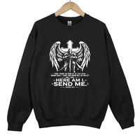 Load image into Gallery viewer, Here Am I Send Me - Christian Missionary Sweatshirt