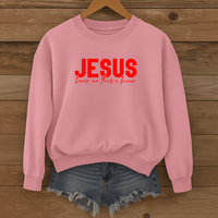 Load image into Gallery viewer, Jesus Loves Me This I Know, Valentine Sweatshirt, Christian Love Sweatshirt, Faith Based Gift, Love Shirt