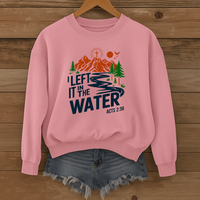 Load image into Gallery viewer, I Left It In The Water, Christian Bible Verse Sweatshirt, Acts 2 38,  Baptism Shirt, Christian Scripture