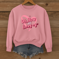 Load image into Gallery viewer, How He Loves Us, Heart Design Shirt, Bible Verse Sweatshirt, Valentine Jesus Shirt, Gift For Her