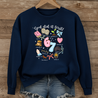 Load image into Gallery viewer, God Did It First Six Seven Shirt, Christian 6 7 Meme, Jesus Shirt, Faith Christian Sweatshirt, Inspirational Christian Shirt