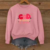 Load image into Gallery viewer, God Is Good All the Time, Christian Sweatshirt, Faith Heart Design Shirt, Valentine Gift For Her
