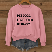Load image into Gallery viewer, Dog Pet Lover, Jesus Sweatshirt, Dog Mom Shirt, Christian Sweatshirt