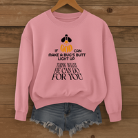 Load image into Gallery viewer, If God Can Make a Bugs Butt Light Up, Christian Sweatshirt, Jesus Inspirational, Firefly Shirt