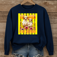 Load image into Gallery viewer, Psalm 23, The Lord Is My Shepherd, Christian Floral Sweatshirt, Bible Verse Shirt