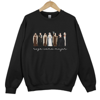 Load image into Gallery viewer, Reza Como Mujer - Pray like a Girl Sweatshirt Spanish version en Espanol