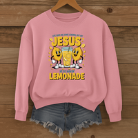 Load image into Gallery viewer, Life Gave Me Lemons, Jesus Lemonade Shirt, Christian Sweatshirt, Child of God, Faith Apparel