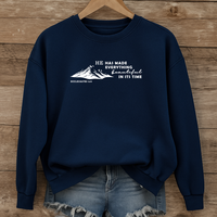 Load image into Gallery viewer, He Has Made Everything, Bible Verse Jesus Shirt, Christian Sweatshirt, Ephesians 3, Church Outfit