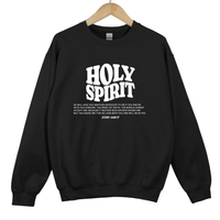 Load image into Gallery viewer, Holy Spirit Christian Sweatshirt, Faith Based Church Outfit, Bible Verse Shirt, Jesus Shirt, Christian Gift ideas