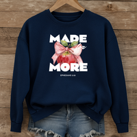 Load image into Gallery viewer, Made For More, Bible Verse Jesus Shirt, Christian Coquette Sweatshirt, Ephesians 2:10, Woman Faith