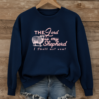 Load image into Gallery viewer, Psalm 23, The Lord Is My Shepherd, Christian Sweatshirt, Bible Verse Shirt