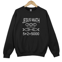 Load image into Gallery viewer, Jesus Feeds the 5000 Sweatshirt, Bible Story Faith, Christian Sweatshirt, Jesus Bible Verse Shirt