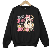 Load image into Gallery viewer, You Can't Scare Me Jesus Is My Boo - Funny Halloween Top, Autumn Women's Sweatshirt