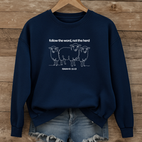 Load image into Gallery viewer, Follow The Word Not The Herd Unisex Sweatshirt
