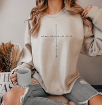 Load image into Gallery viewer, John 14:6 The Way, The Truth, And The Life - Sweatshirt
