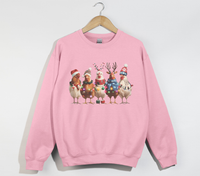 Load image into Gallery viewer, Christmas Chickens Sweatshirt
