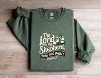 Load image into Gallery viewer, The Lord Is My Shepherd - Women&#39;s Dark Sweatshirt

