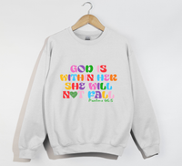 Load image into Gallery viewer, God Is Within Her, She Will Not Fall - Christian Sweatshirt
