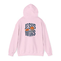 Load image into Gallery viewer, Jesus Always Wins Sweatshirt, 1 Corinthians 15:57, Christian Sweatshirt, Basketball Shirt, Faith Sports, Bible Verse Gift