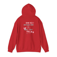 Load image into Gallery viewer, God is Within her, She will not fall - Hoodie
