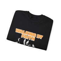 Load image into Gallery viewer, Walking by Faith, Tripping Constantly Sweatshirt, Christian Crewneck, Religious Pullover, Christian Gift, Religious Clothing
