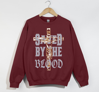 Load image into Gallery viewer, Saved By The Blood - Jesus Sweatshirt
