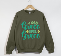 Load image into Gallery viewer, Grace Upon Grace - Christian Sweatshirt
