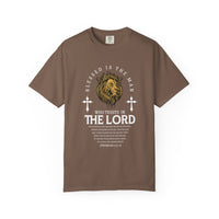 Load image into Gallery viewer, Blessed Is The Man Father's Day Gift -Comfort Colors Men's Tee