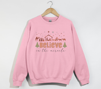Load image into Gallery viewer, Believe In Miracle - Christmas Holiday Sweatshirt
