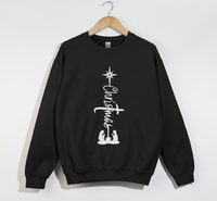 Load image into Gallery viewer, Christmas Nativity Design Sweatshirt
