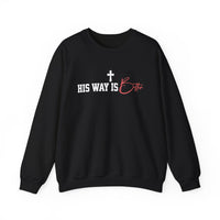 Load image into Gallery viewer, His Way Is Better Christian Sweatshirt, Faith Shirt Unisex, Jesus Cross Gift
