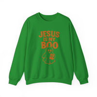 Load image into Gallery viewer, Jesus Is My Boo Shirt | Cute Christian Halloween Ghost Bible Fall Tee
