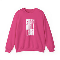 Load image into Gallery viewer, Pray Wait Trust, God Has A Plan, Prayer Sweatshirt, Christian Sweatshirt, Jesus Lover Shirt, Christian Gift