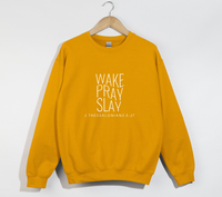 Load image into Gallery viewer, Wake Pray Slay - Christian Sweatshirt

