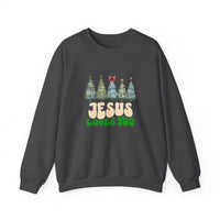 Load image into Gallery viewer, Jesus Loves You, Christmas Sweatshirt, Christian Holiday Shirt, Faith Christmas, Jesus Lover Gift, Religious Xmas Apparel
