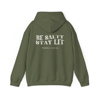 Load image into Gallery viewer, Be Salty, Stay Lit - Back Printed Unisex Hoodie
