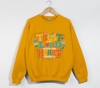 Load image into Gallery viewer, Trust In The Lord With All Your Heart - Christian Sweatshirt
