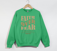 Load image into Gallery viewer, Faith Over Fear -  Christian Sweatshirt
