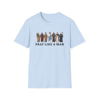 Load image into Gallery viewer, Pray Like A Man, Christian Saints T-shirt, Jesus and Disciples, Faith Shirt, Catholic Easter Church Gift for Men