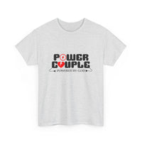 Load image into Gallery viewer, Power Couple - Powered by God Valentine&#39;s Day matching shirts
