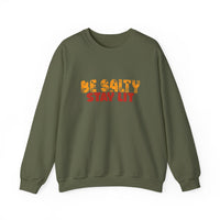 Load image into Gallery viewer, Be Salty Stay Lit, Christian Sweatshirt, Faith Inspired Shirt, Christian Humor, Funny Christian