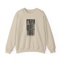 Load image into Gallery viewer, Pray Wait Trust, God Has A Plan, Prayer Sweatshirt, Christian Sweatshirt, Jesus Lover Shirt, Christian Gift